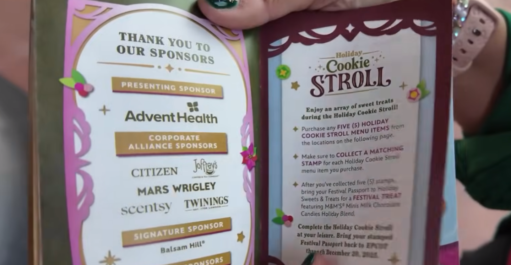 event brochure free cookie