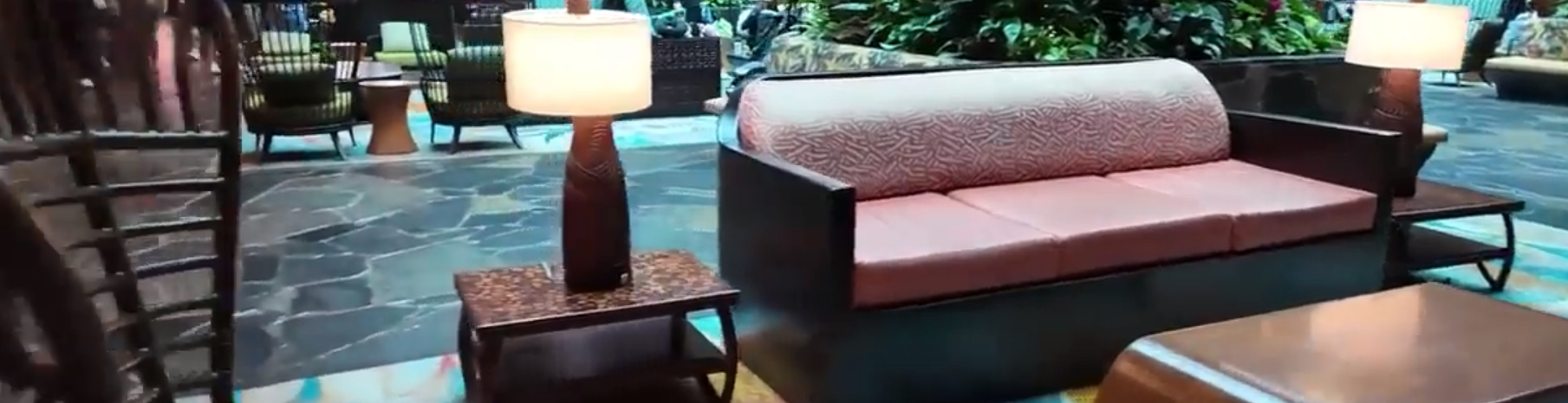 work spot at Polynesian Village resort