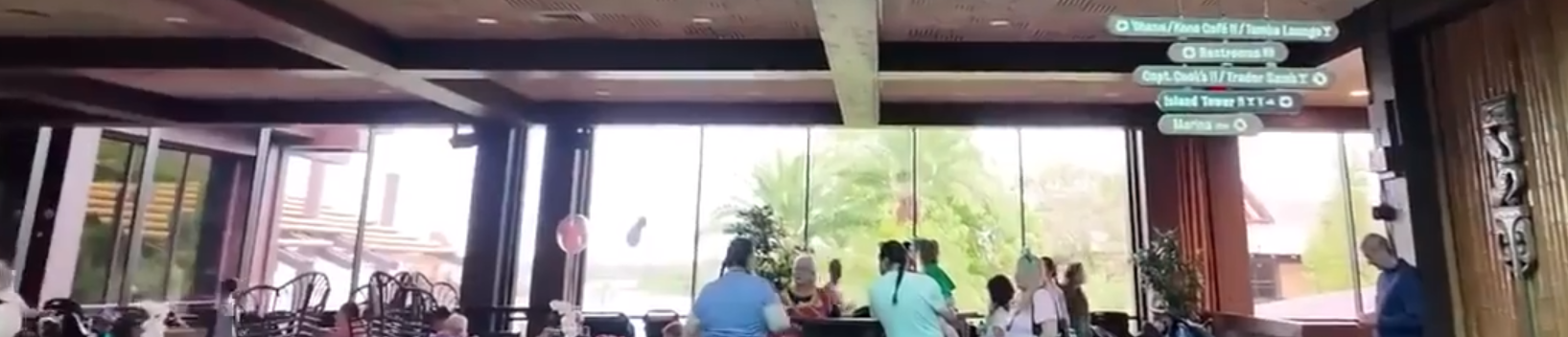 Polynesian Village resort second floor nooks