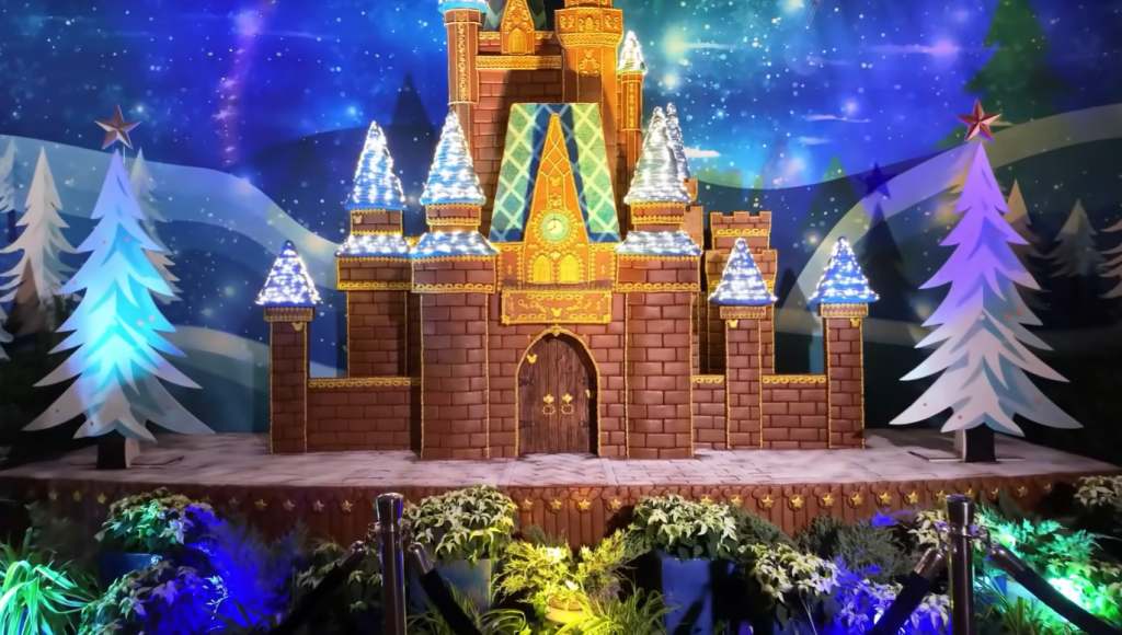 Cinderella Castle Gingerbread Display