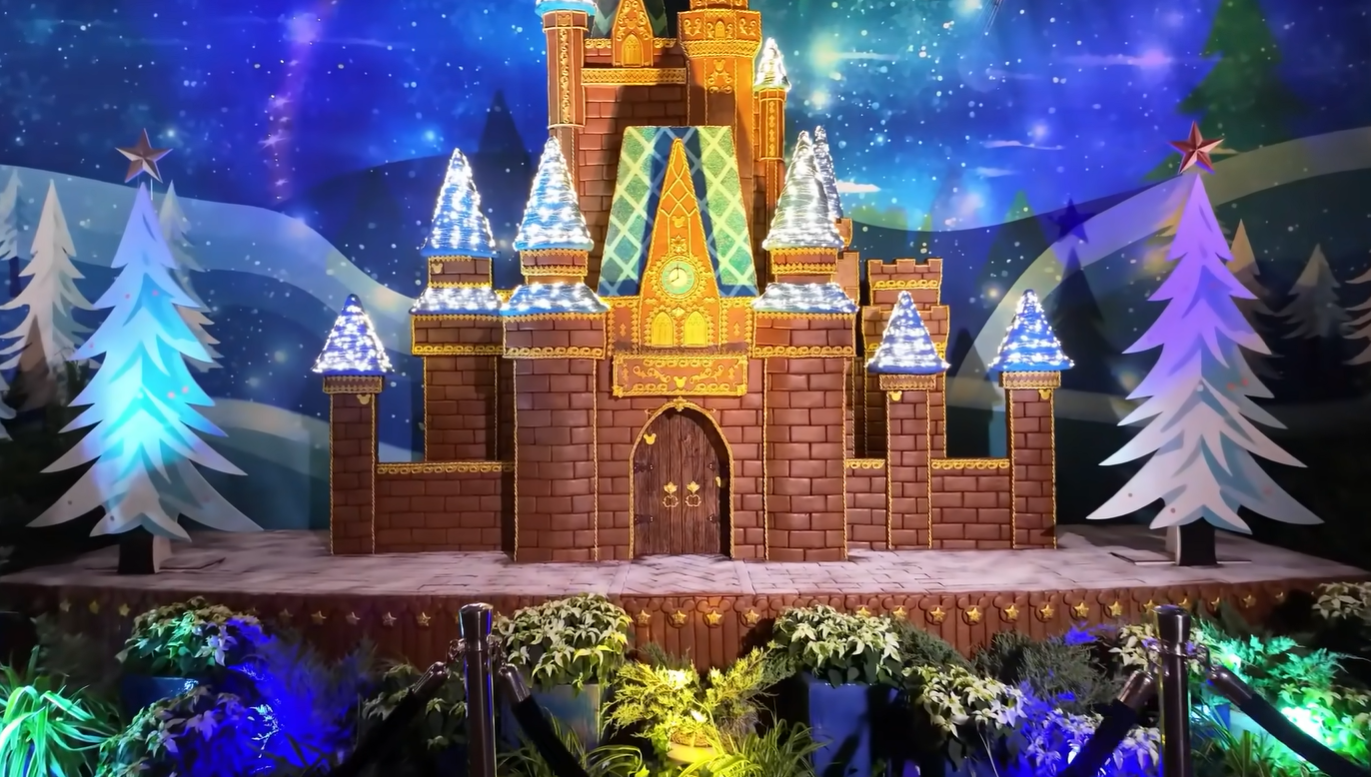 Cinderella Castle Gingerbread Display